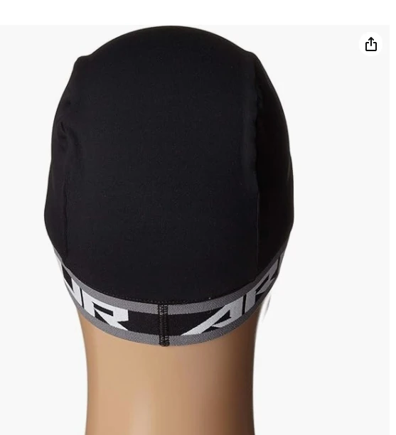 Your Logo Skull  Black Graphite 4-way Stretch Heat Gear Dries fasr to keep you cool