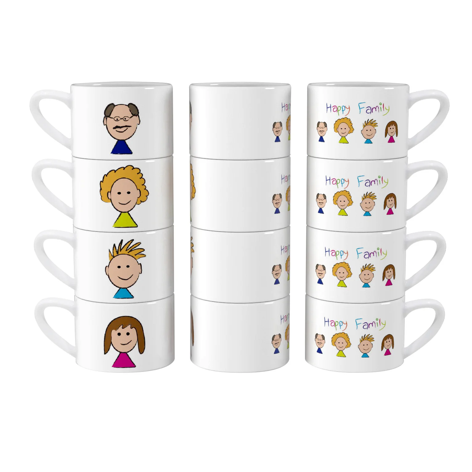 custom logo coffee blanks sublimation mug custom ceramic cup