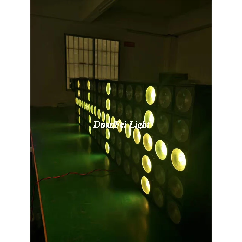 Night club decor disco events party light dmx led wash 25x30w rgb 3in1 cob matrix 5x5 led panel blinder