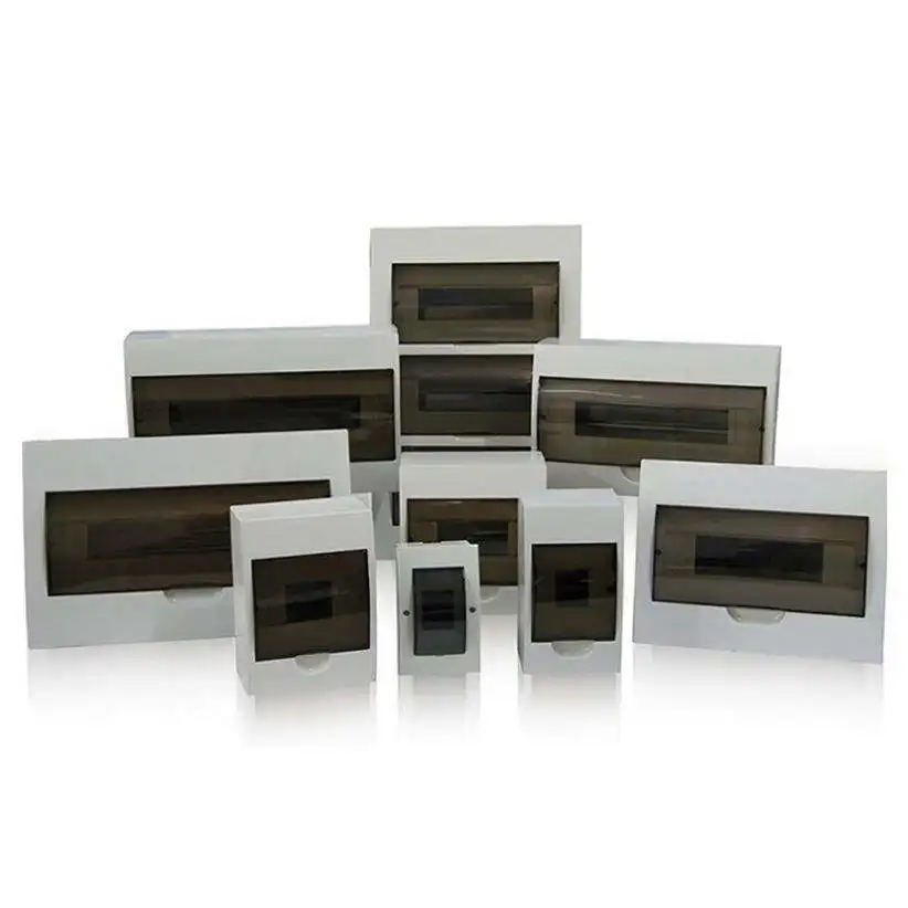 12 Way Indoor Waterproof Plastic Mcb Distribution Box Db Box Electrical Power Distribution Box