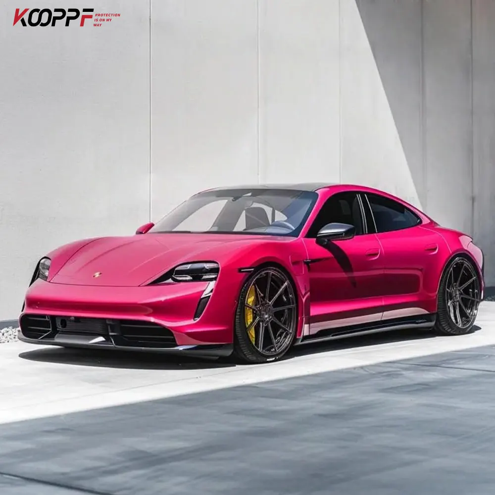 KOOPPF rainbow color shift  car wrap TPU PPF paint protection film film plastic color shift vinyl wrap