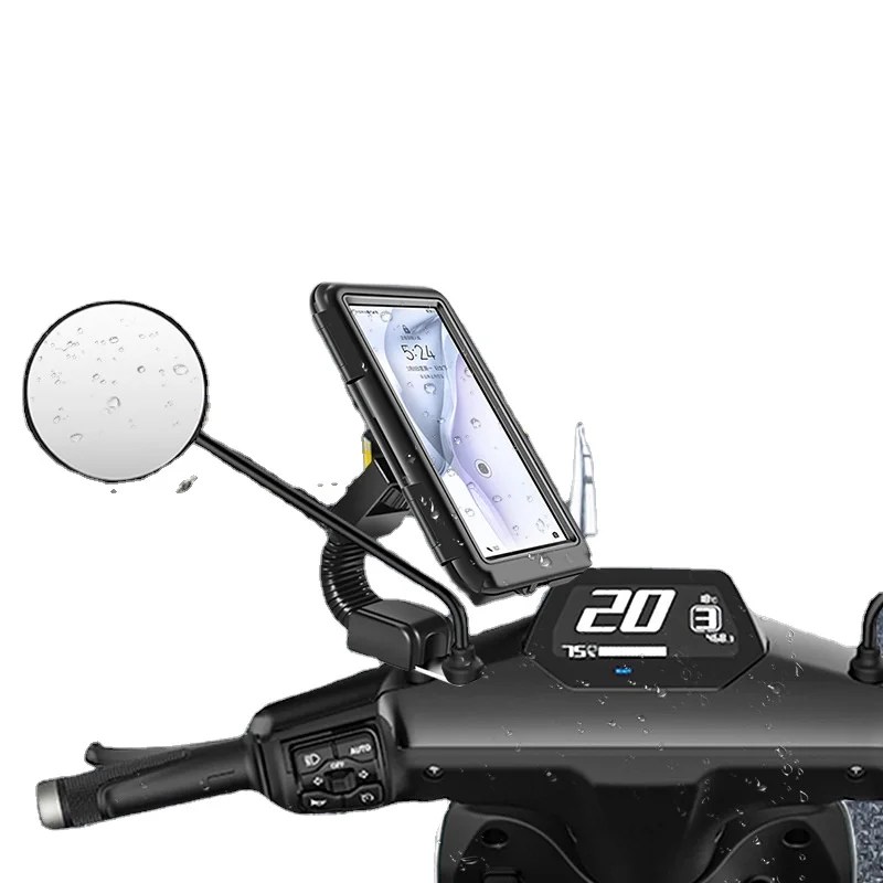 360 Degree Magnetic Portable Easy Install Waterproof Phone Mount Stand Case Bike Phone Holder For Bike Motorcycle Scooter