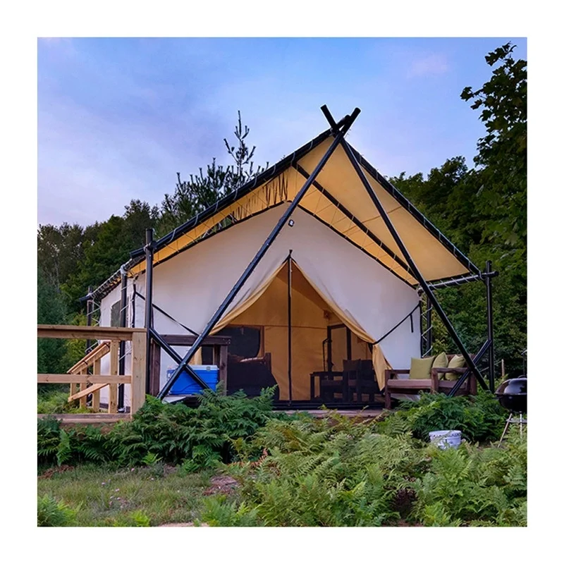 Hotel desert tent one room with veranda camping roof tent