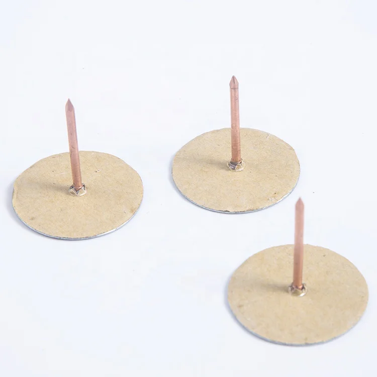 High-End Low Carbon Steel Weld Insulation Pin Smooth Shank Capacitor Discharge Copper Zinc Coated for Welding