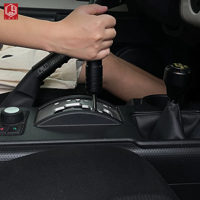 LEYI Car Accessories Gear Shift Knob Aluminum Alloy Handbrake For Toyota FJ