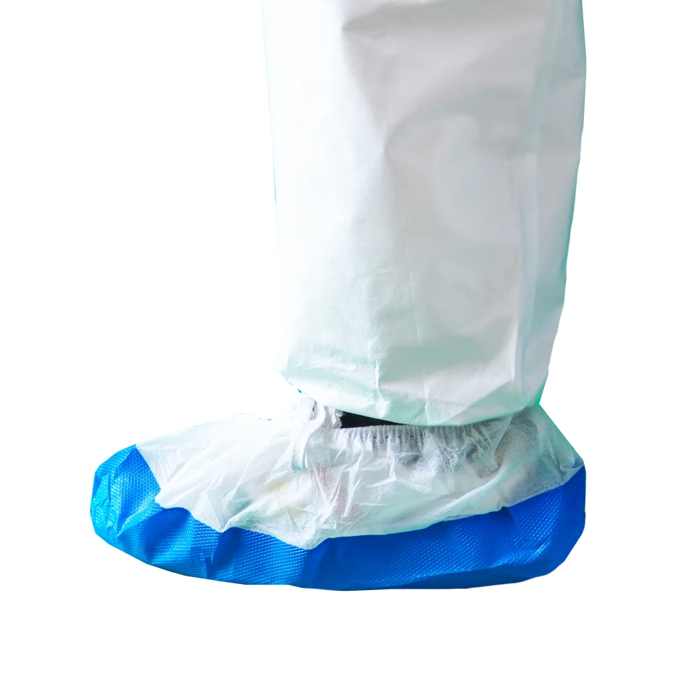 Disposable factory wholesale customized MEDLINK hospital cleanroom use PE cheap waterproof shoe cover