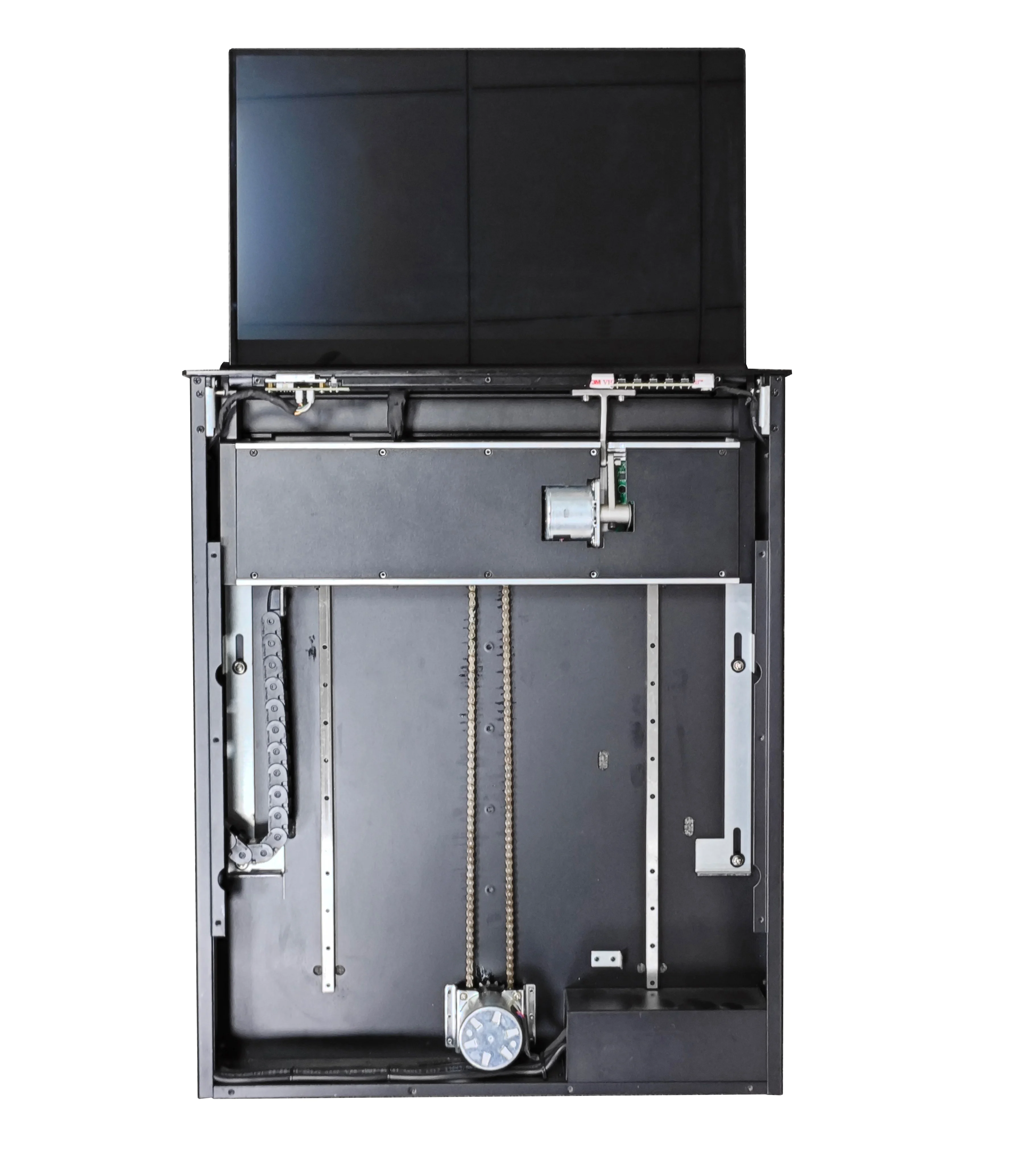 Lift Monitor Build In 18.5 Genuine Screen Lifter Lift Mechanism Monitor Retractable Pop Up Tv Desk Paperless Conference System