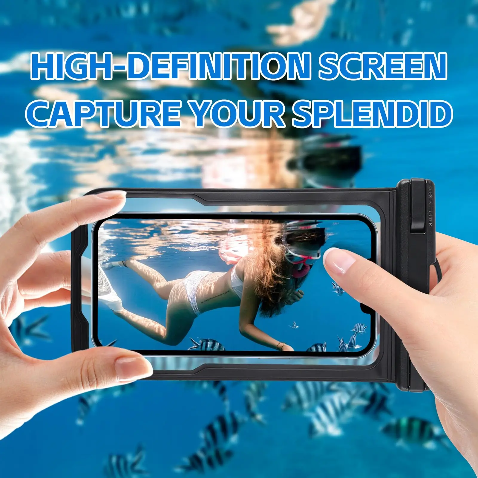 Pvc Waterproof Phone Case Waterproof Phone Pouch Underwater Cell Phone Case For Travel Swimming Beach