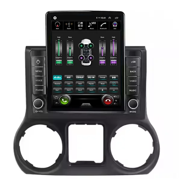 Android 13 8+128G car dvd player For JEEP WRANGLER 2011-2014 IPS DSP car-play 360 camera car stereo auto video audio system