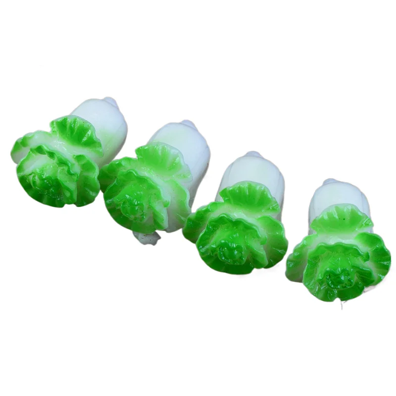 Flower Joy garden moss landscape ornaments cartoon mini cabbage DIY assembly resin small