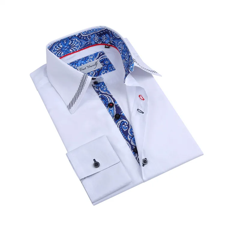 2020 latest fashion ITALY style new model casual cotton shirt for men