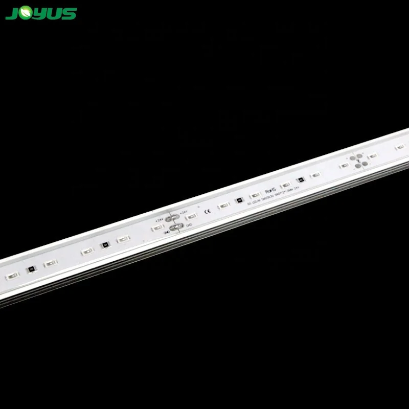 Светодиодные синие полосы для роста 450nm smd5630 60 светодиодов/м 20 Вт IP68 Водонепроницаемый DC24V 1140 мм синий цвет растительных растений