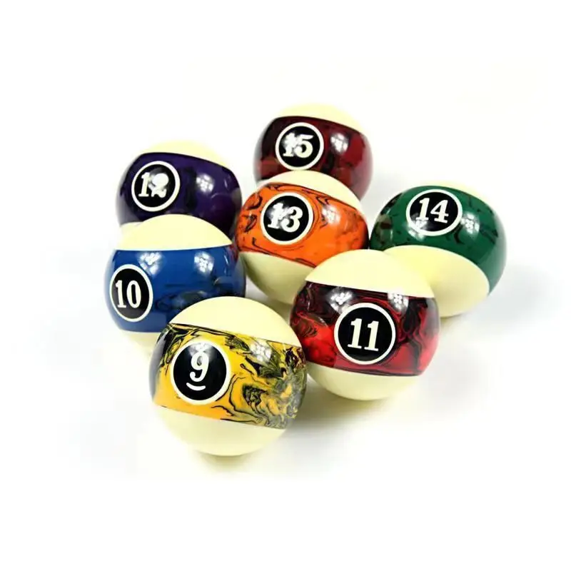 Factory Direct Sale 2-1/4 16cs American Style snooker  Pool Table Ball Set 48mm Resin Balls for Sports Use Billiard Table Balls