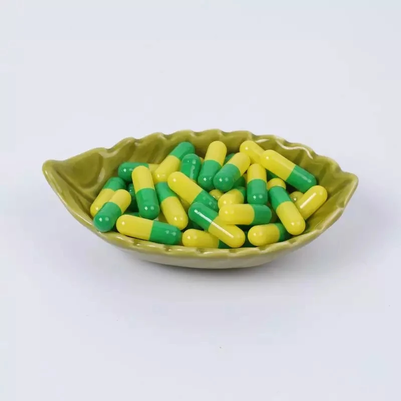 Customize Printed Different Color Halal Capsules Gelatin Vegetarian Empty Capsules