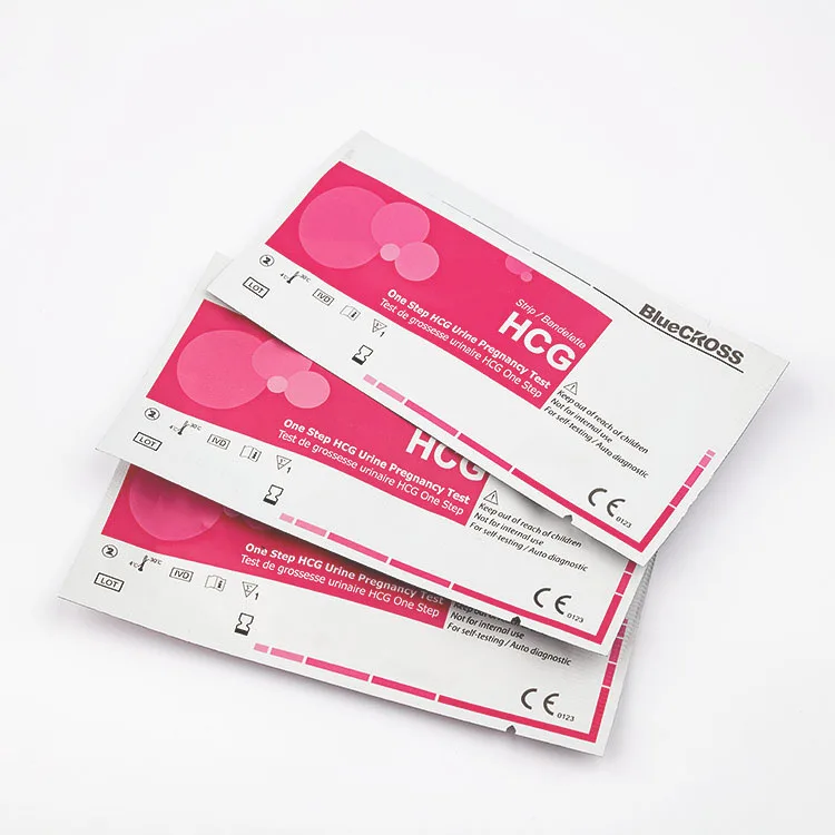 High Accuracy Easy Home Use Rapid Pregnancy HCG Test Strips
