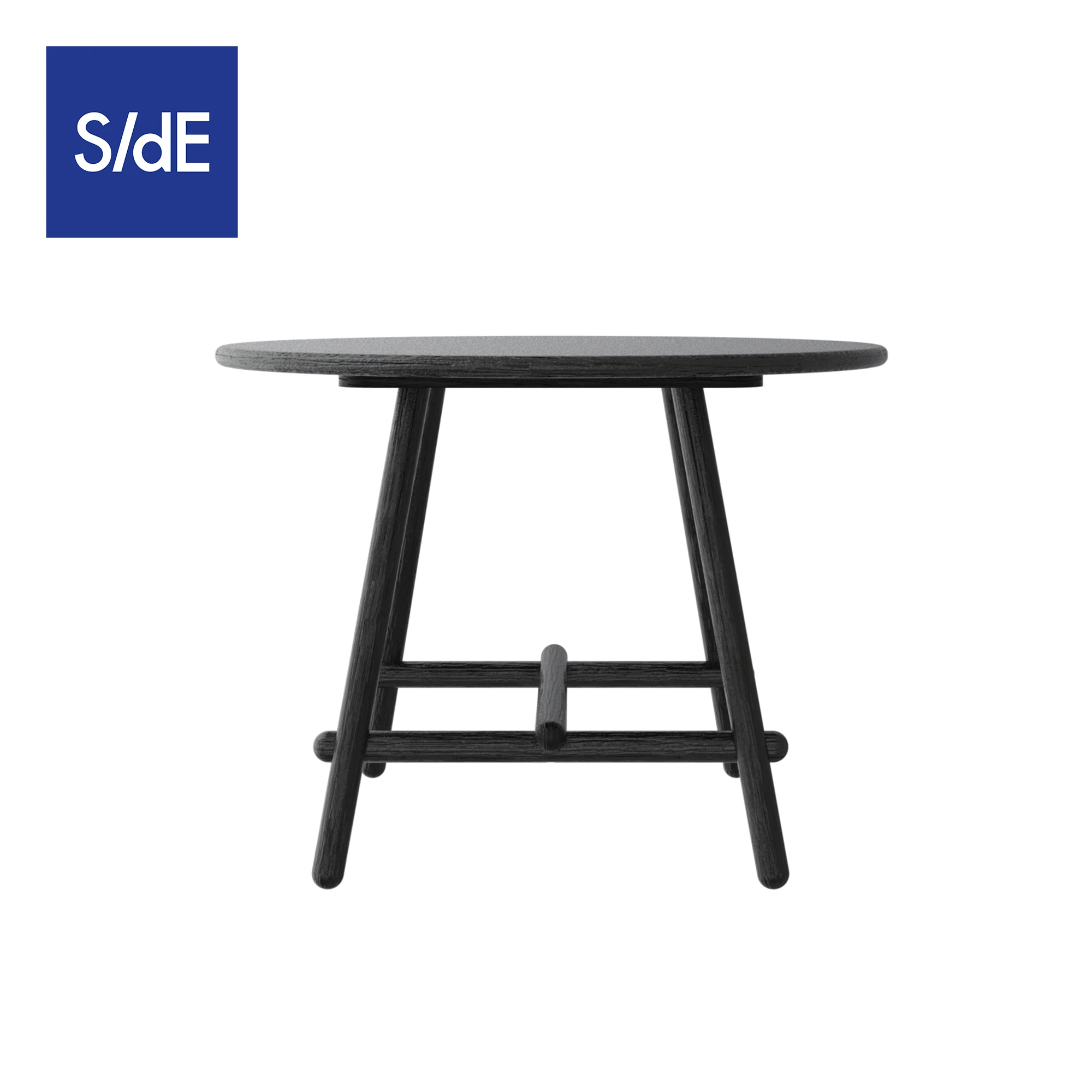 SIDE DESIGN Round Solid Oakwood Dining Home office Table Modern Style Writing Coffee Table Designer D45 Table