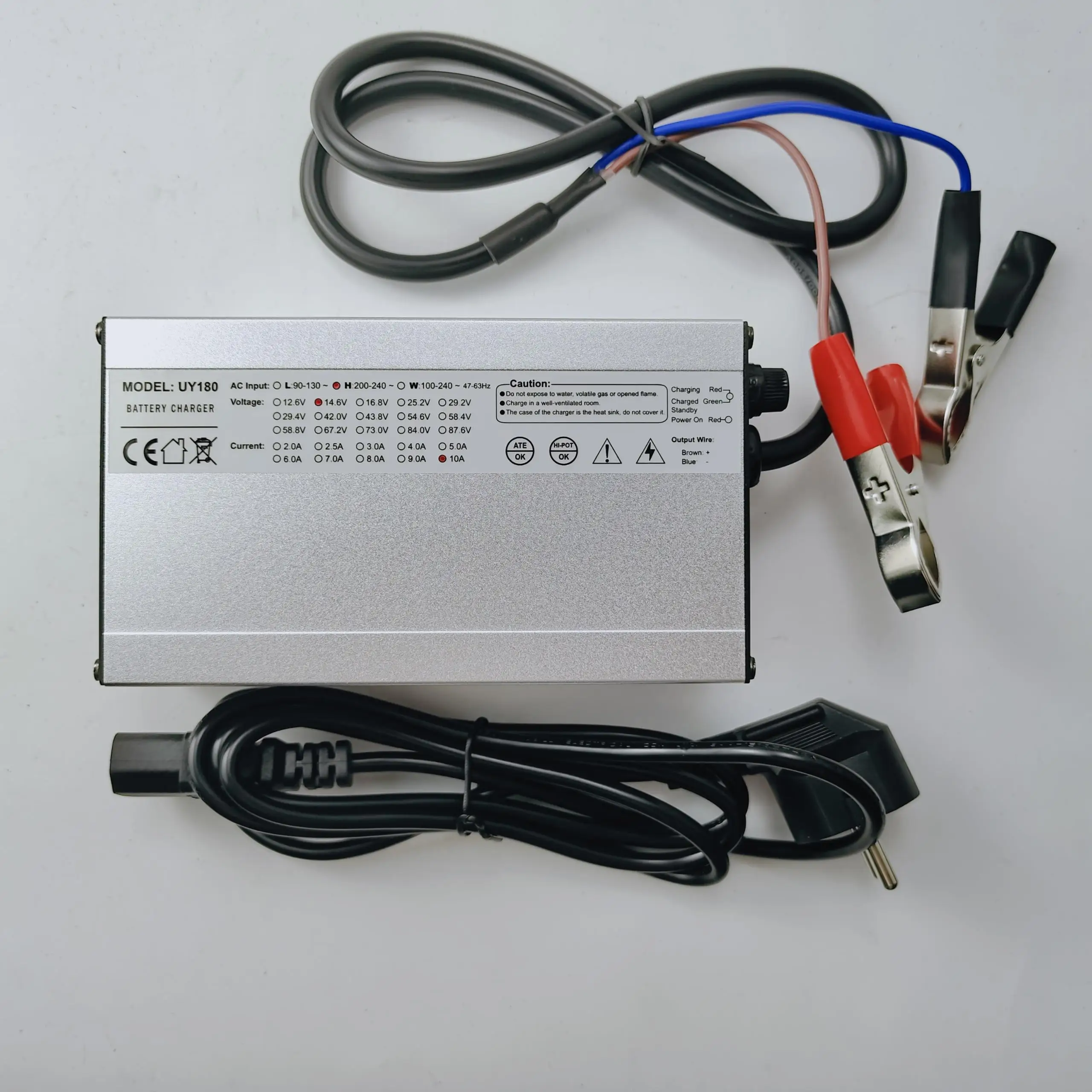 UY180 180 Вт зарядное устройство для портативных автобусов 12V10A 24V6A 36V4A 48V3A 60V72V2A литий-ионное Lifepo4 LTO