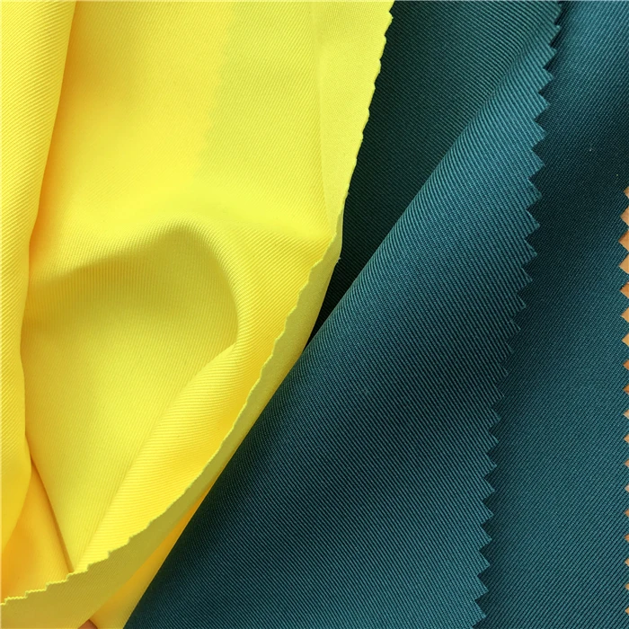 Made From Sustainable REPREVE Yarns 150D/144F Twill Recycled Polyester Gabardine 160GSM Fabric