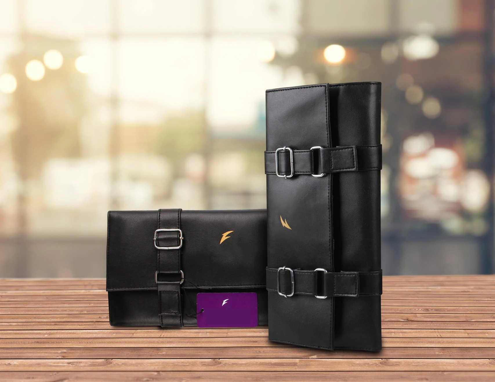 New design pu leather rolling up Pet tool bag for cat/dog/pig/rabbbit