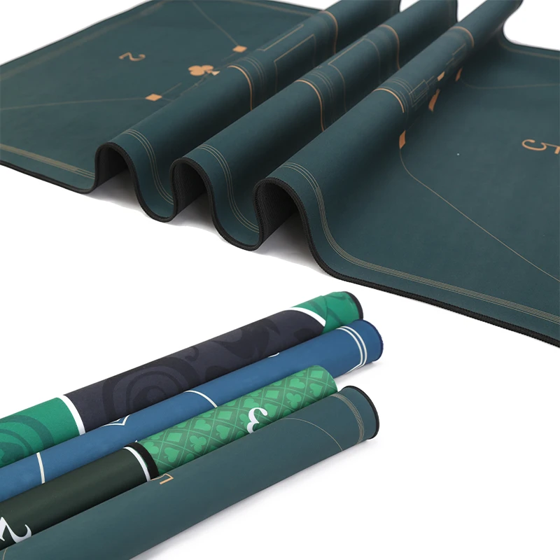 180*90cm Popular Rubber Gambling Poker Table Mat Casino Table Cloth Texas Holden Poker Table Mat For Sale