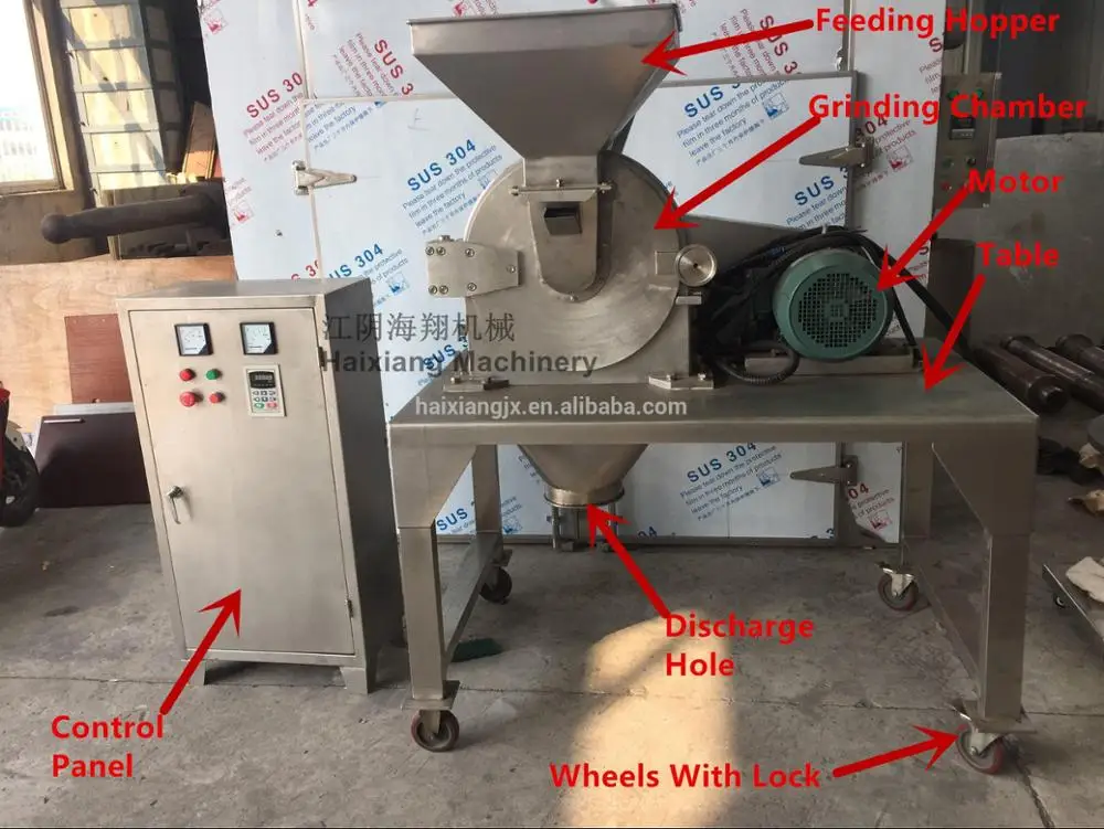 colour pigment powder Grinder Stainless Steel 304 Milling Equipment Pulverizer Fineness Powder Crushing Machine