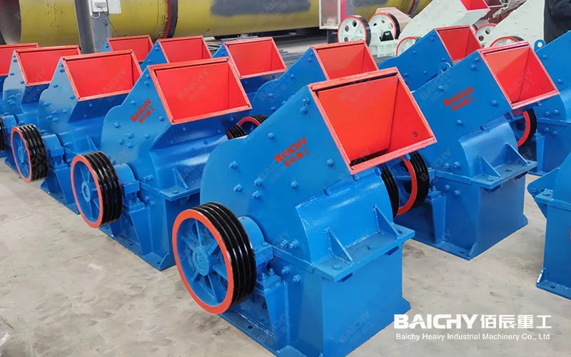 Mining 5-20Tph Small Hammer Crusher Machine Portable Hammer Mill Crusher Price Soil Concrete Stone Hammer Crusher For Sale