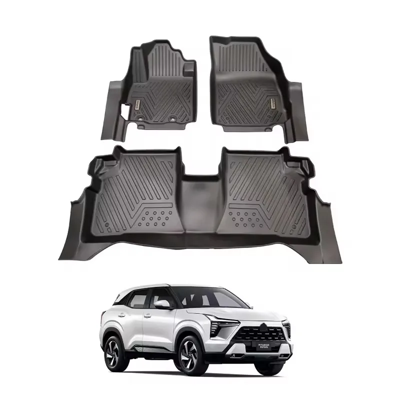 Factory Wholesale Car Interior Accessroeies Auto Floor Mas Rubber Custom 5d Deep Dish Matting for Mitsubishi Xforce