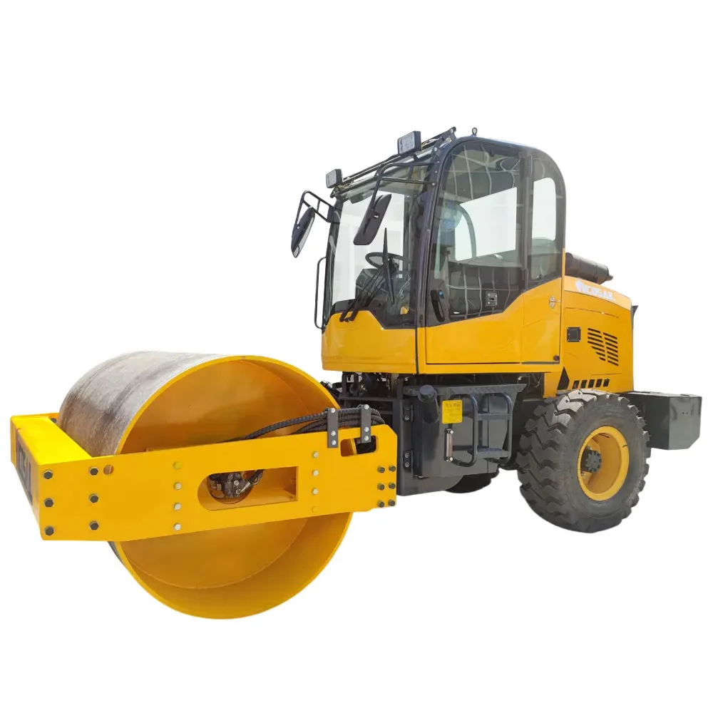 8 Tons Good Diesel Motor Vibratory Road Roller Price Heavy Equipment Compactor Machine Road Roller For Paving