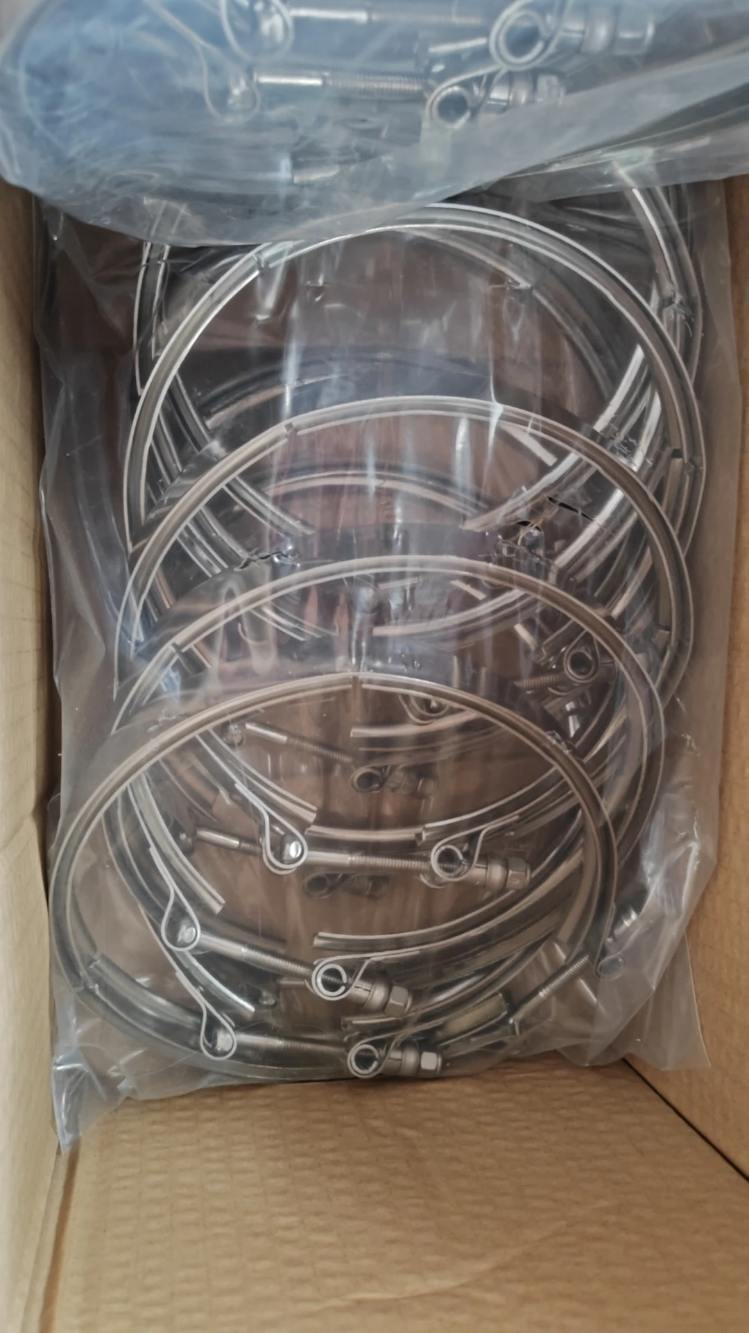Custom size high quality stainless steel   V band clamp