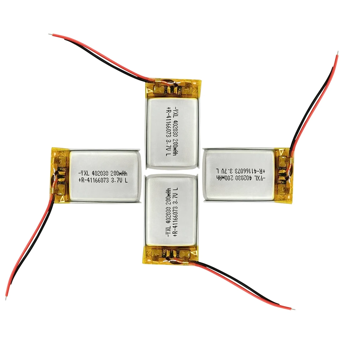 Chinese manufacturer soft pack lithium polymer battery small rechargeable battery 200mah YXL402030