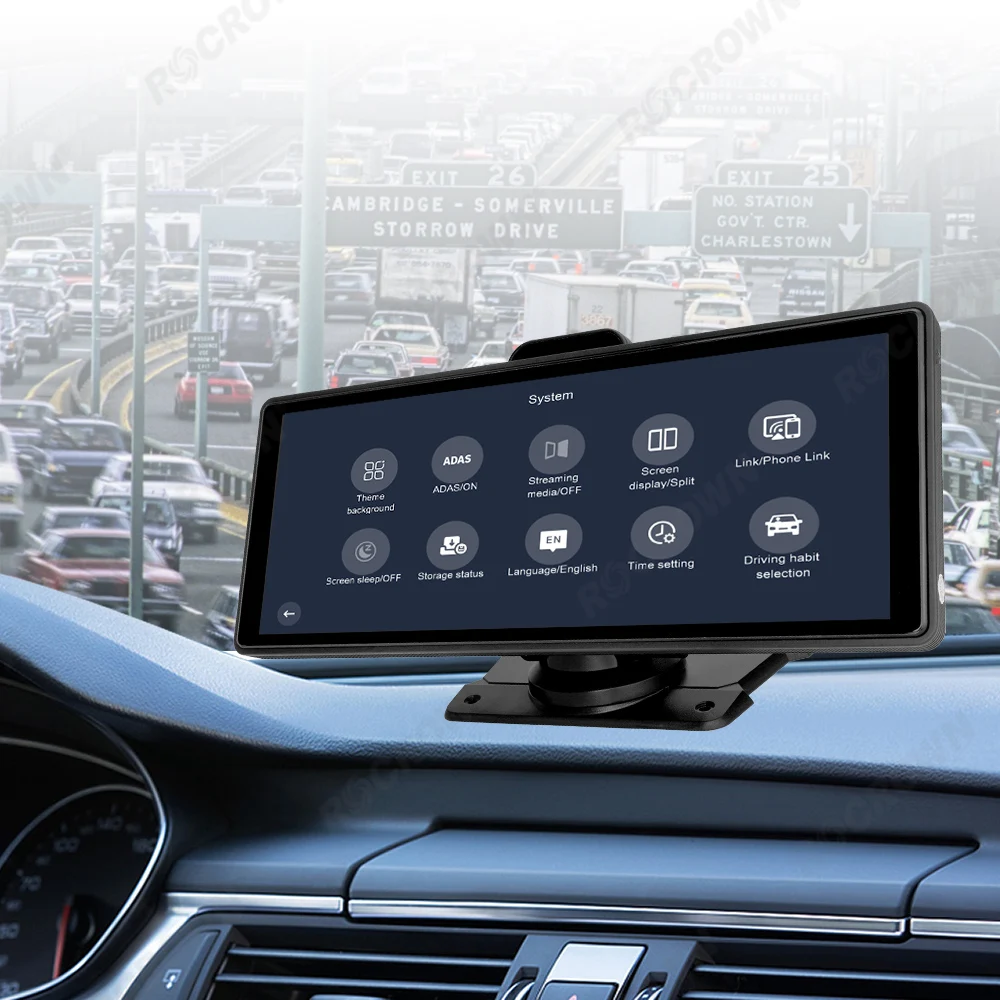 Портативная 9-дюймовая беспроводная автомобильная карта Android-радио Hi-Res GPS TF-карта FM-PND-Auto Stereo Bt Airplay DSP RGB встроенный FE