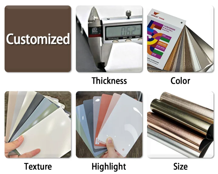 Latest Environmental Home Decor Furniture Decorative Wall Panel Protective PETG Lamination Film for Hotel