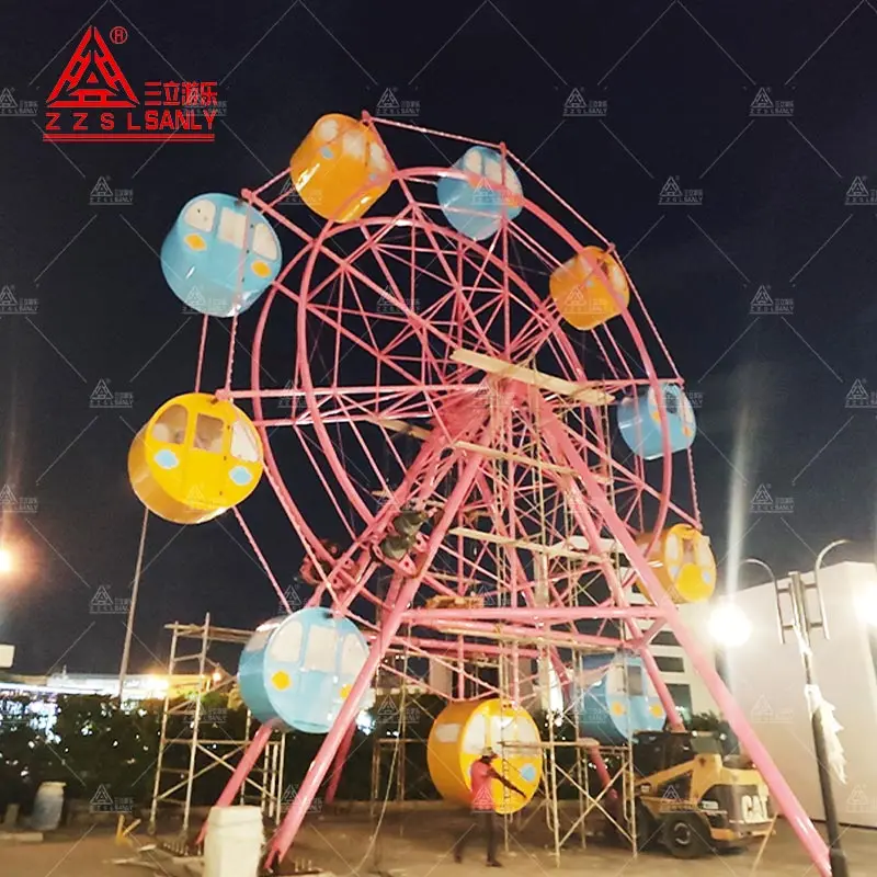 China Manufacturer Carnival Theme Park Equipment 15M Mini Amusement Ferris Wheel Rides for Sale