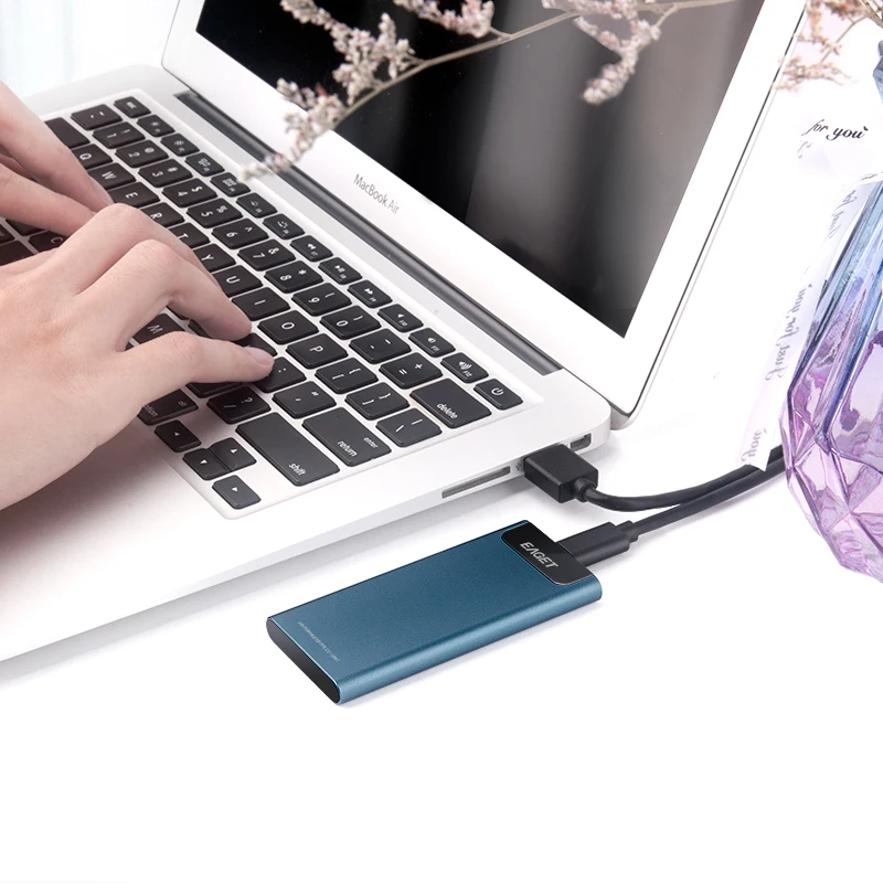  Внешний жесткий диск EAGET M2 TYPE C USB 3 1 портативный PSSD мобильный твердотельный накопитель 128 ГБ-1