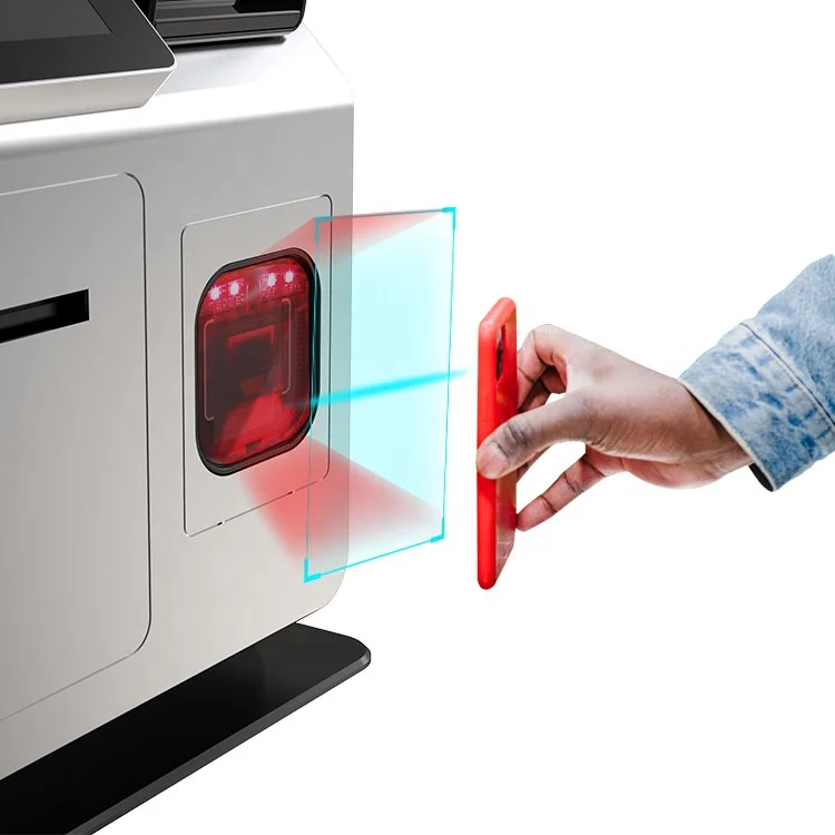 15.6inch desktop all in one kiosk pos touch screen self kiosk POS terminal for commercial stores