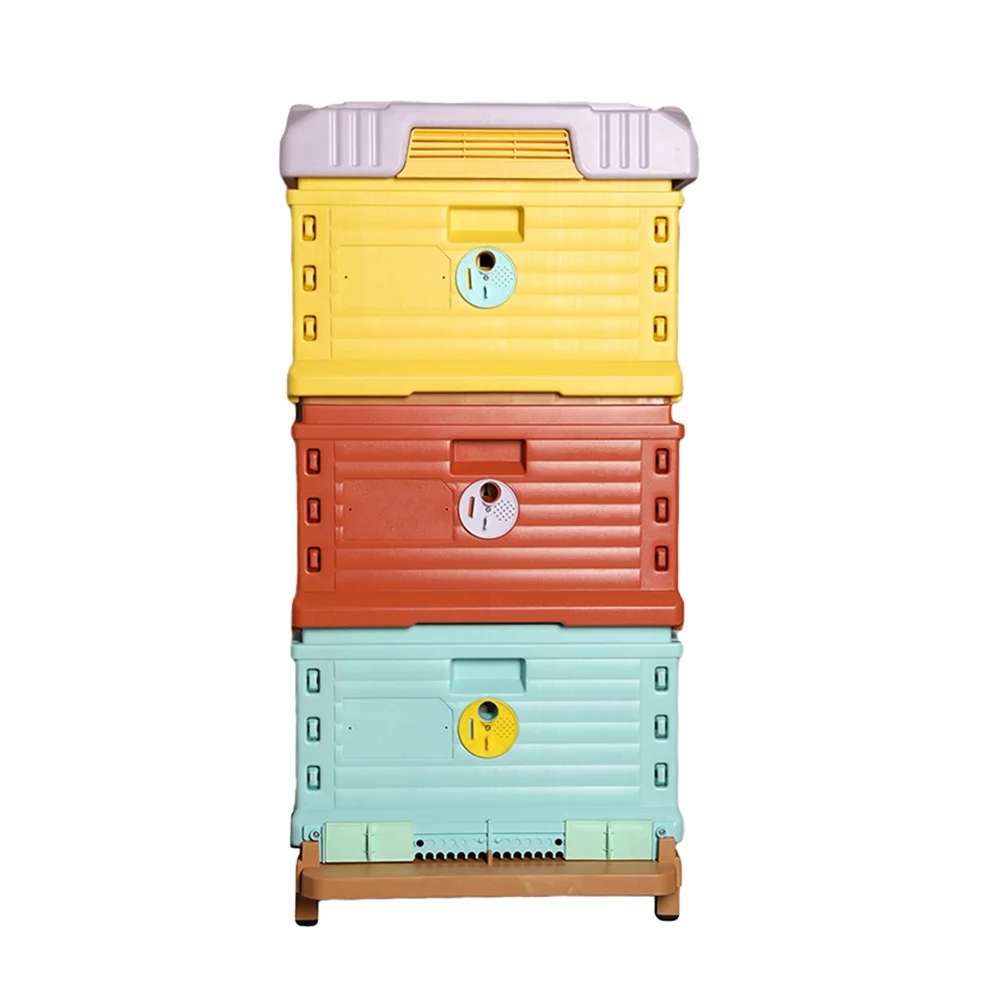 Food Grade HDPE Beehive Bee Box 3 Layers Plastic Bee Hives