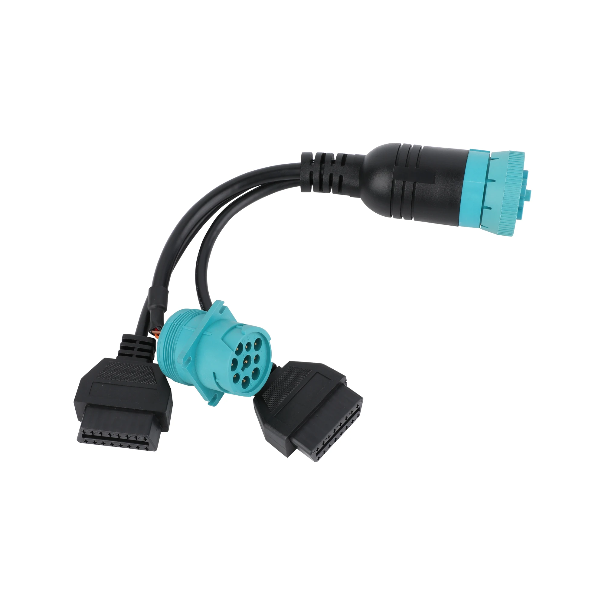 OEM ODM J1939 9PIn connector F To M OBD2 OBDII OBD connector y cable