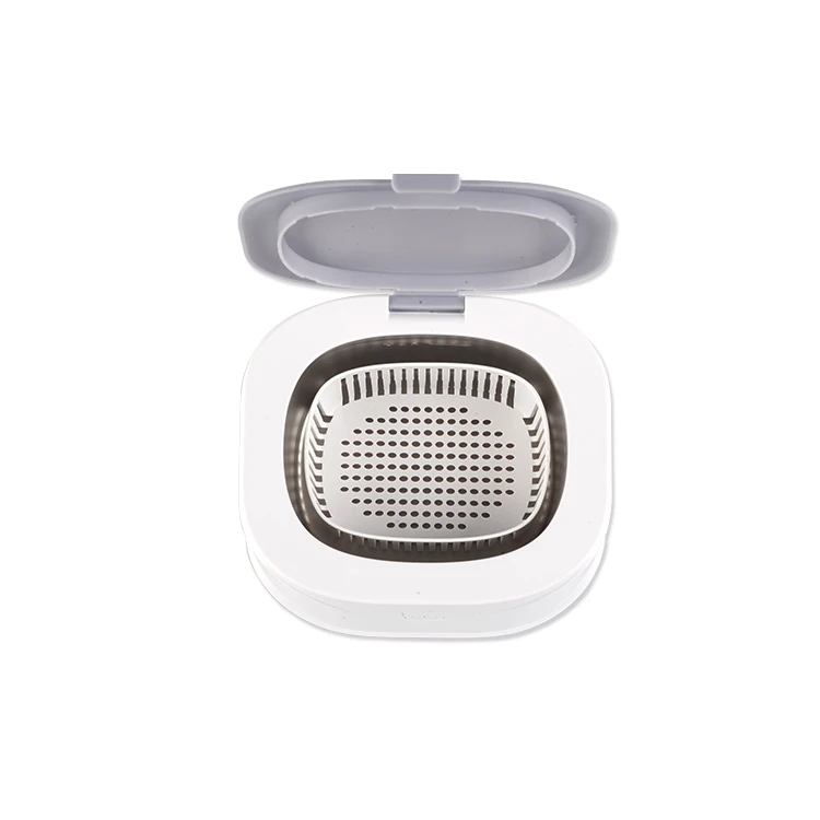 2024 Latest Design Portable Ultrasonic Cleaner Machine for Eyeglasses Jewelry Watches Coins Mini Family Use with 1 Year Warranty