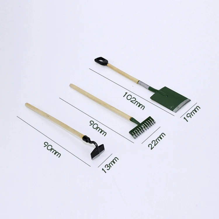 Miniature Shovel shavel Hoe and Pitchfork Farming Tools Fairy Garden tool Accessories