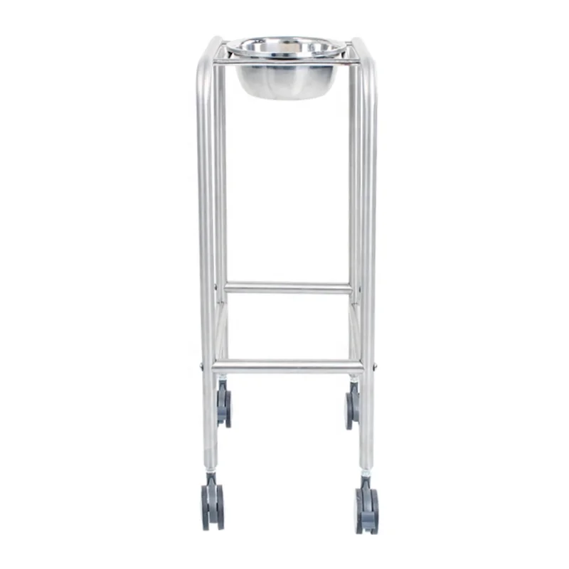 Hospital Furniture Stainless Steel Tray Hand Washing Table Clinic Wash Basin Bucket Stand