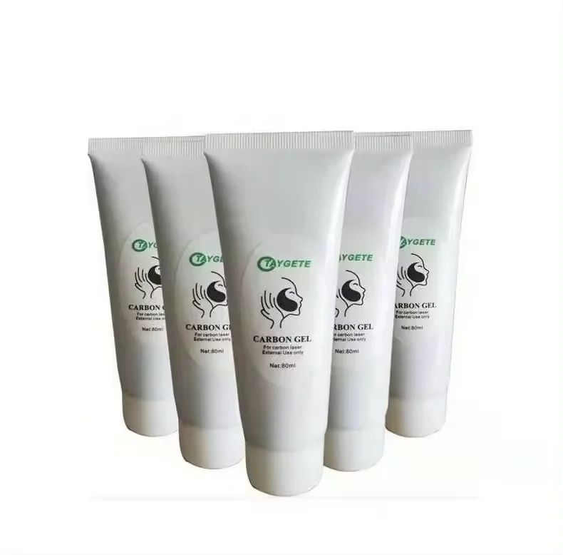 Soft Black Doll Treatment Carbon Gel Facial Nd Yag Cream Carbon Peeling Gel For Laser Carbon Bel 80 ml
