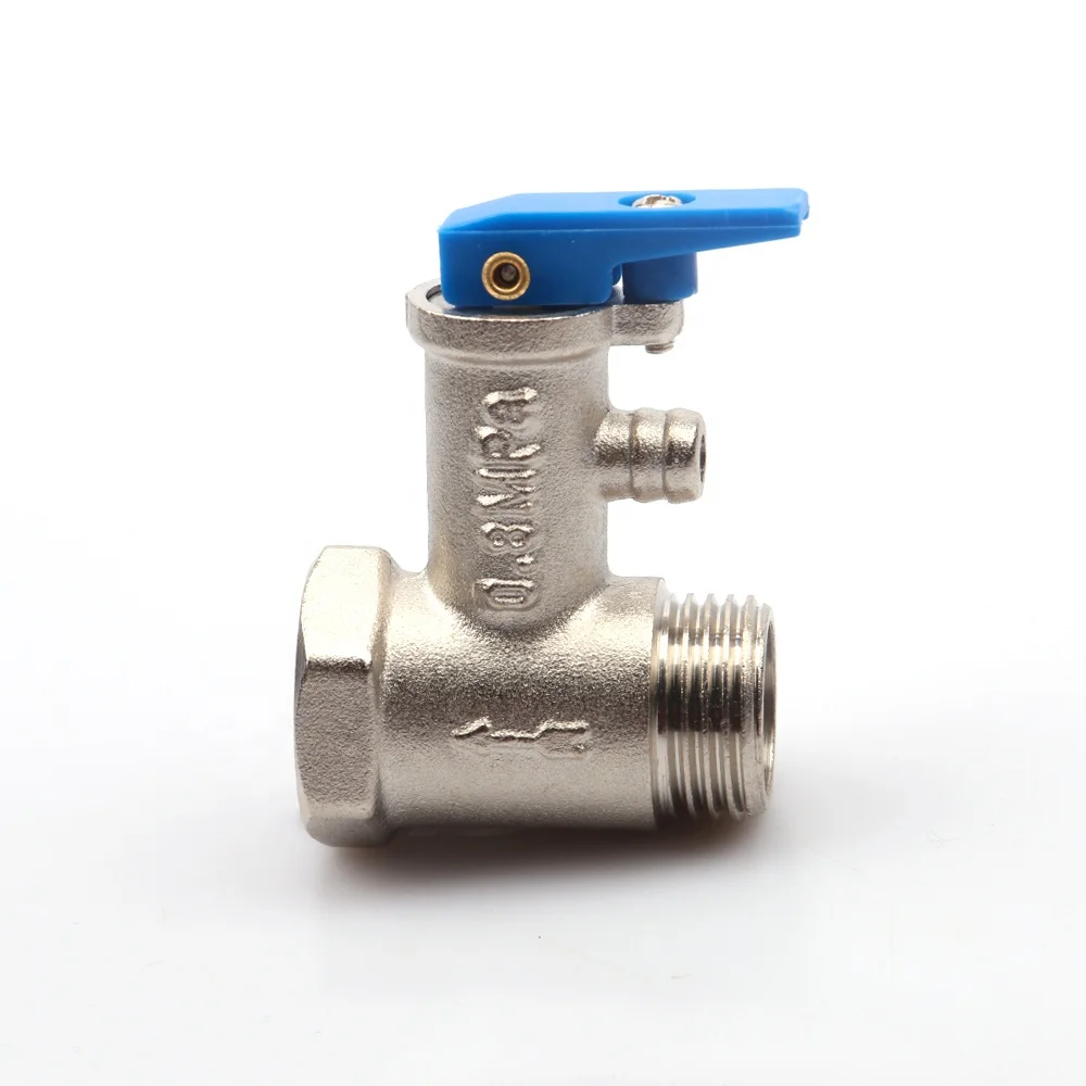 CE customized pressure release 3 bars safety valve water heater valve