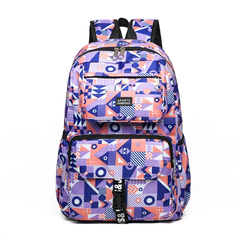 New Large Capacity Cartoon Pattern Travel Backpack for Girls and Boys Casual School Backpack Kids School Bag