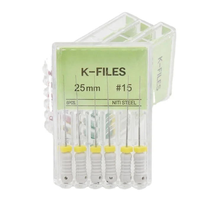 Dental Endo Files пилки NITI K 25 мм 15 # ручные эндо-файлы