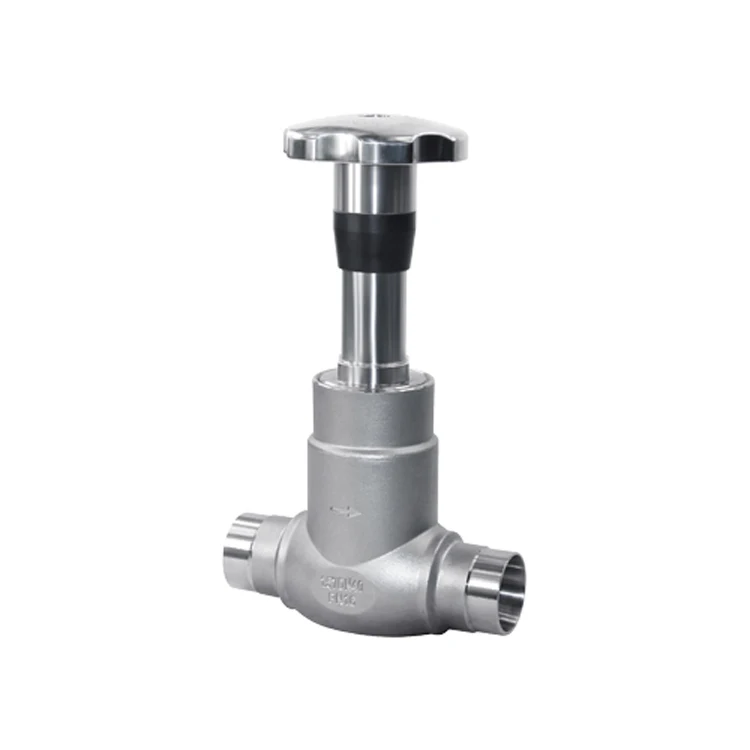 DONJOY sanitary shut off valve  PTFE steam globe type valve ss316l manual pneumatic shutoff valve  factory price
