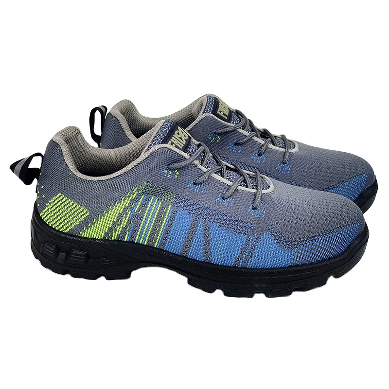 FH1961 Hot Sale High Quality Rubber Work Safety Shoes Anti-odor Breathable Sneakers