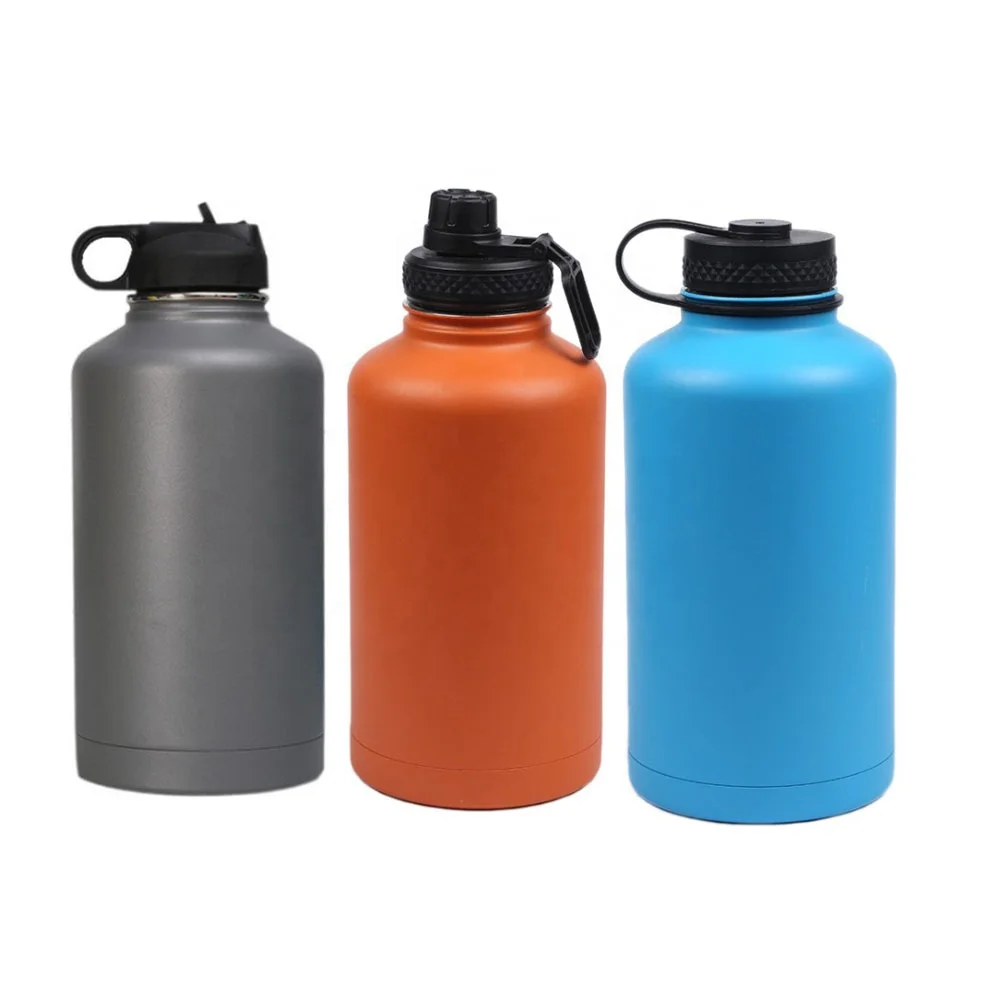 Wholesale Double Walled Stainless Steel Vacuum Insulated Large 2 Liter Thermos 2l Water Bottle
