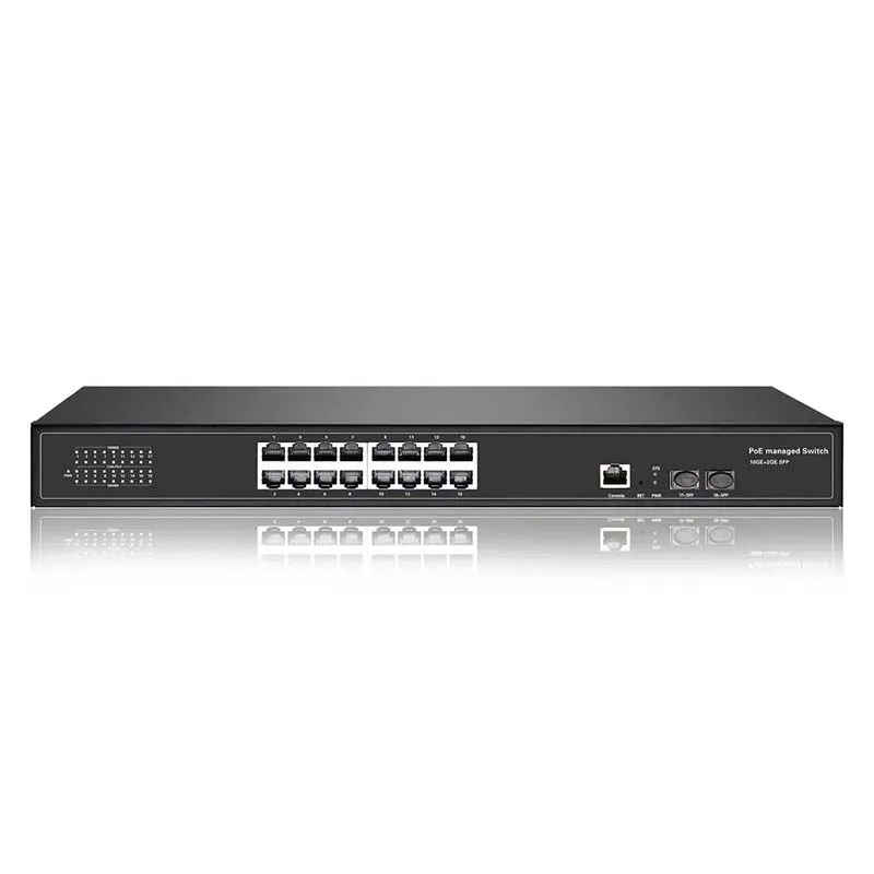 Oem/odm Poe коммутатор 4 8 16 24 портов с гигабитным управлением 48 В Ethernet волоконный Коммутатор Ieee802.3af/в подходящем Cctv