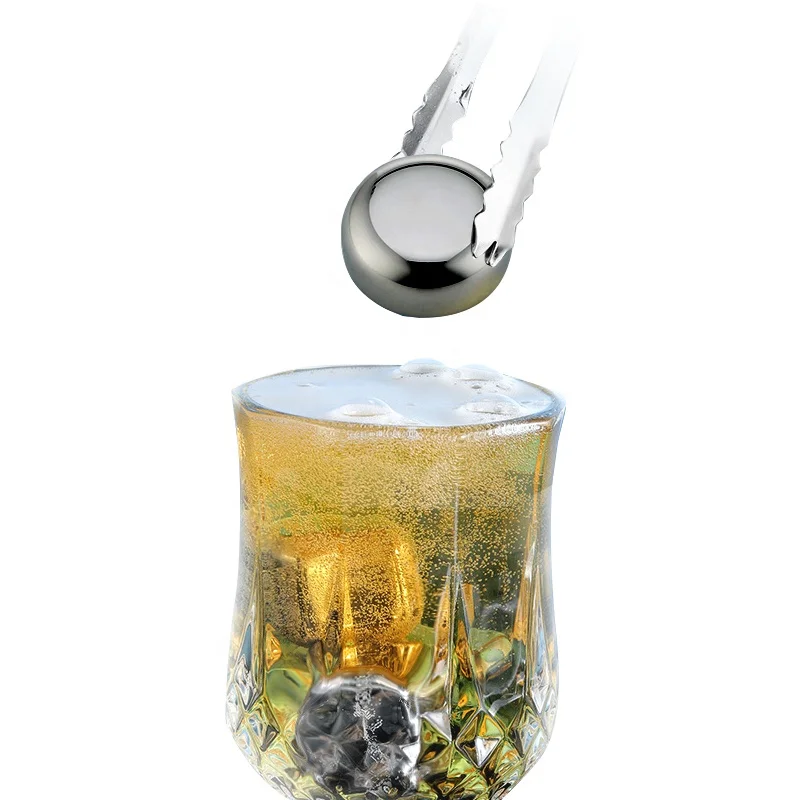 Factory Hot Stainless Steel Ice Cube Chilling Whiskey Stone