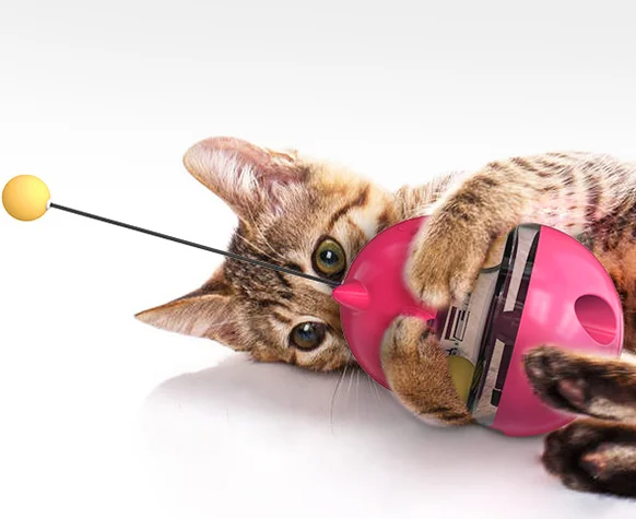 Pet Лаки утечки еда мяч кошка интерактивные игрушки для